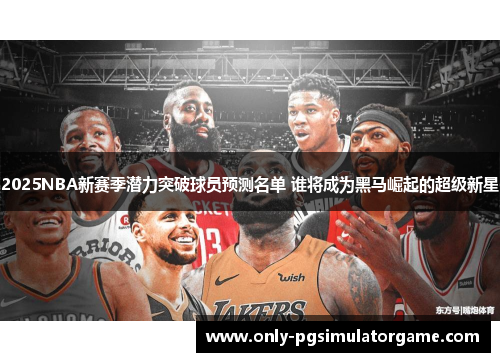 2025NBA新赛季潜力突破球员预测名单 谁将成为黑马崛起的超级新星