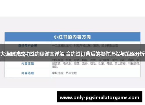 大连鲲城成功签约穆谢奎详解 合约签订背后的操作流程与策略分析
